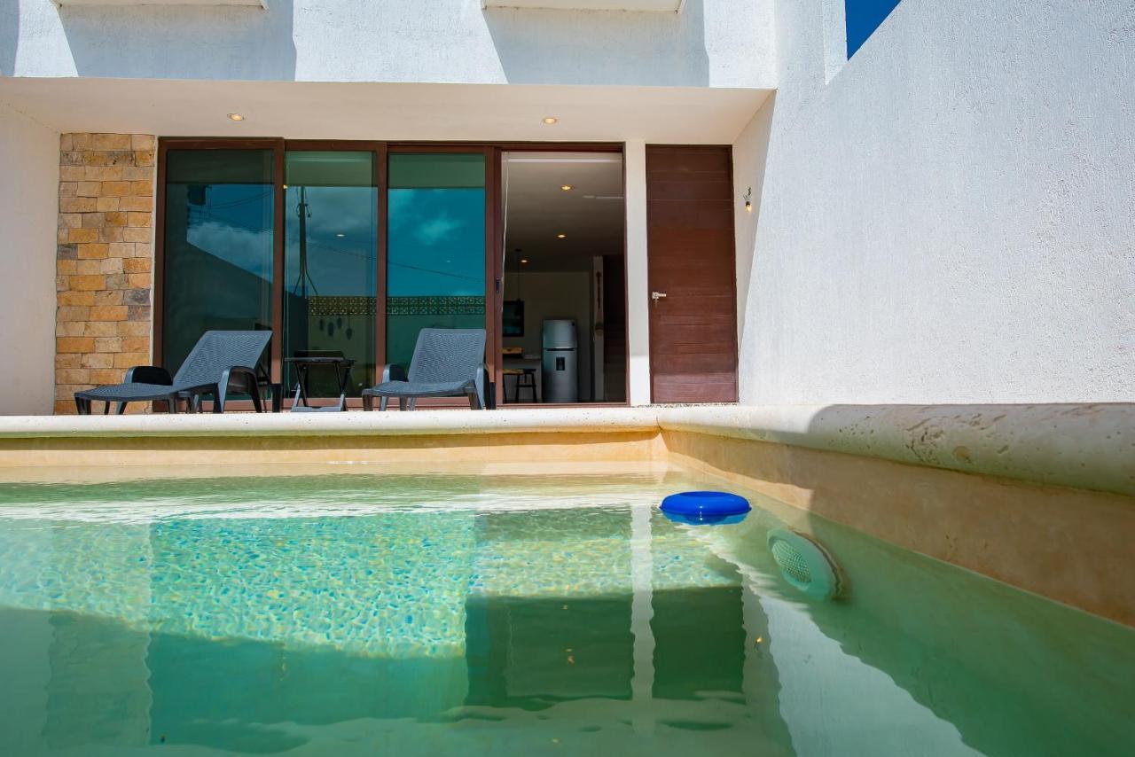 97982 New Modern Villa, Private Pool, High Internet Speed, 2 Blocks From The Beach Pueblo Pueblo Chicxulub المظهر الخارجي الصورة