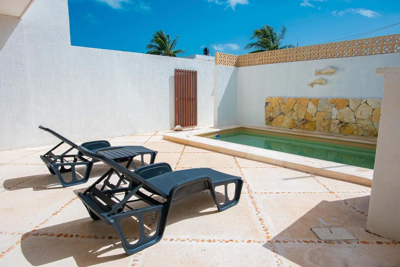 97982 New Modern Villa, Private Pool, High Internet Speed, 2 Blocks From The Beach Pueblo Pueblo Chicxulub المظهر الخارجي الصورة