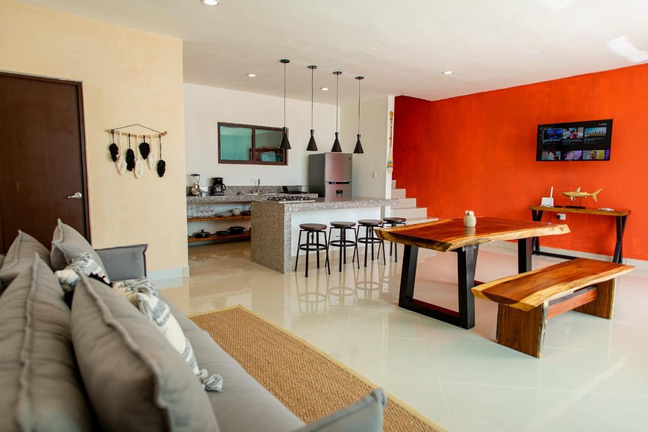 97982 New Modern Villa, Private Pool, High Internet Speed, 2 Blocks From The Beach Pueblo Pueblo Chicxulub المظهر الخارجي الصورة