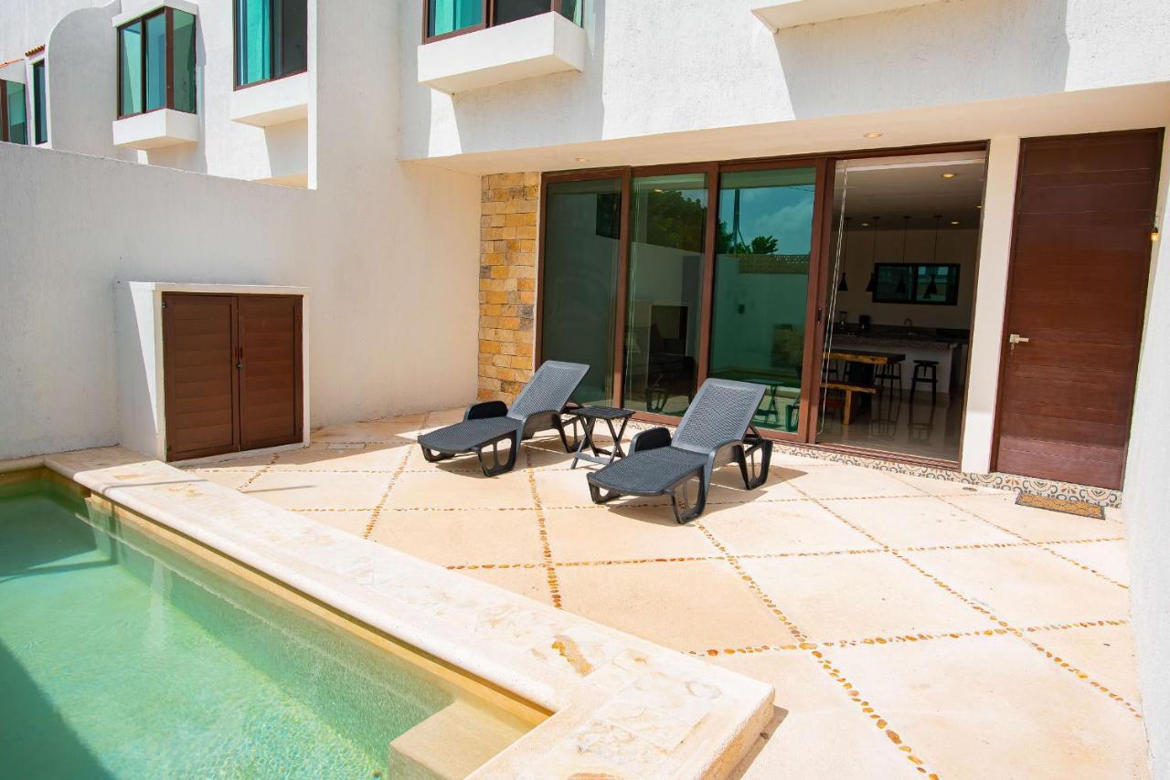 97982 New Modern Villa, Private Pool, High Internet Speed, 2 Blocks From The Beach Pueblo Pueblo Chicxulub المظهر الخارجي الصورة