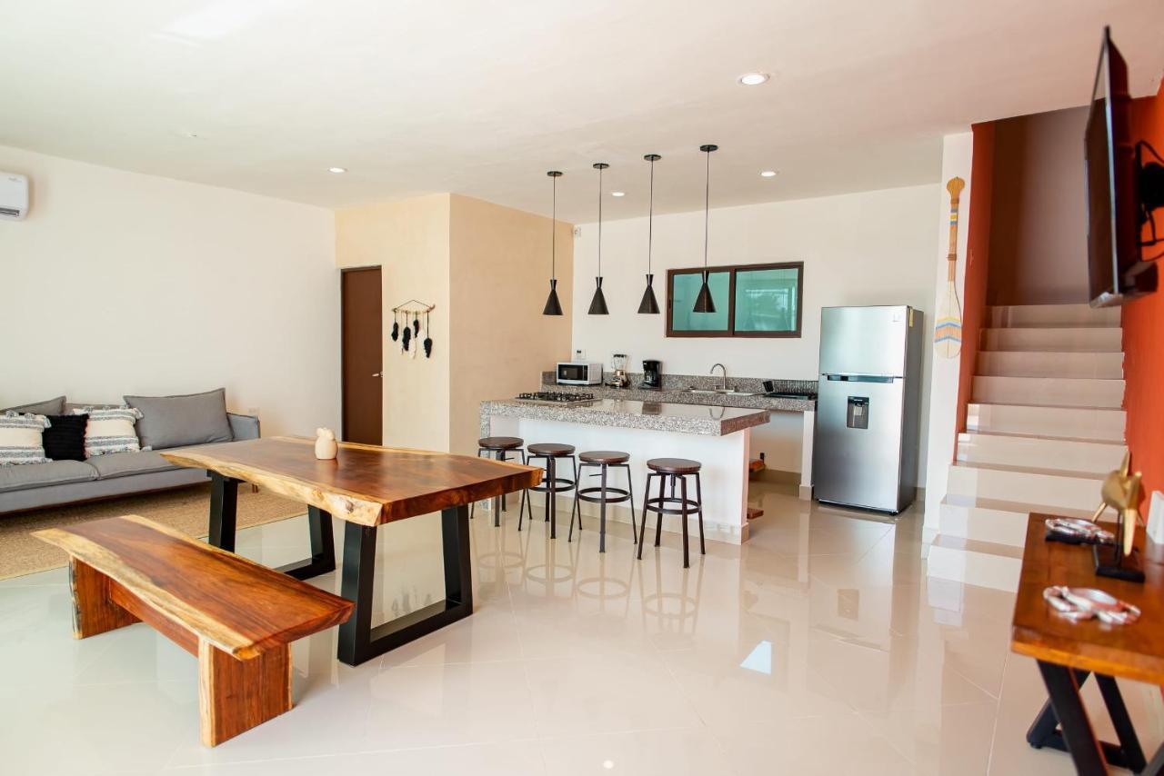 97982 New Modern Villa, Private Pool, High Internet Speed, 2 Blocks From The Beach Pueblo Pueblo Chicxulub المظهر الخارجي الصورة